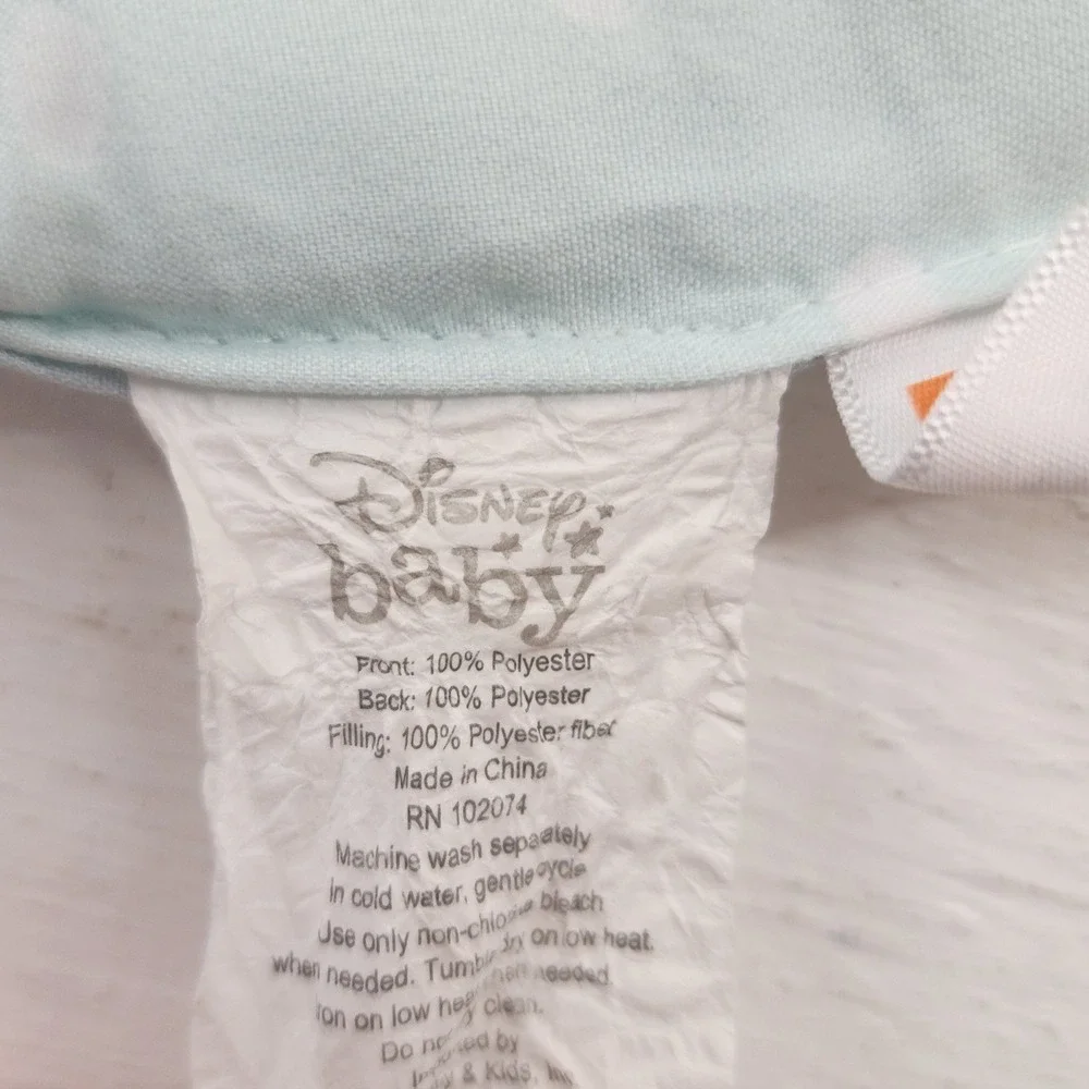 Disney Baby Winnie the Pooh Piglet Rainbow Quilted Blue Nursery Blanket OS‎